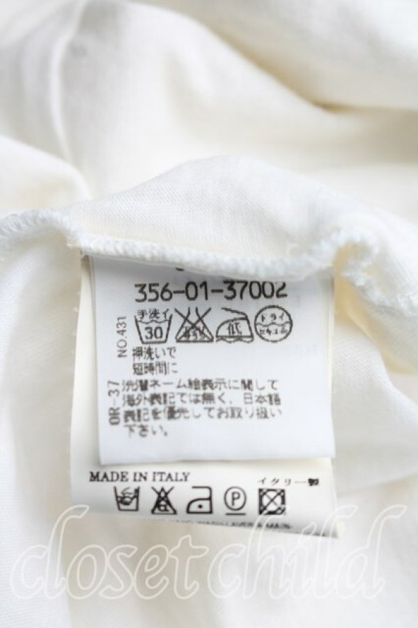 画像4: ヴィヴィアンウエストウッド 中古 / カラーオーブ刺繍カットソー  白  H-26-06-28-026-to-OD-ZH (4)