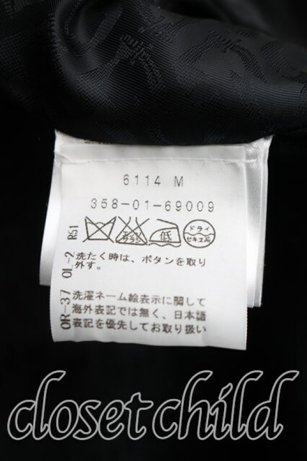 画像4: ANGLOMANIA 中古 / フロントアシメコート 40（9号相当） 黒  H-26-06-28-008-co-OD-ZH (4)