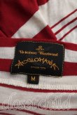 画像3: ANGLOMANIA 中古 / ボーダー変形カットソーワンピ M 赤ｘ生成  H-26-06-28-011-op-OD-ZH (3)