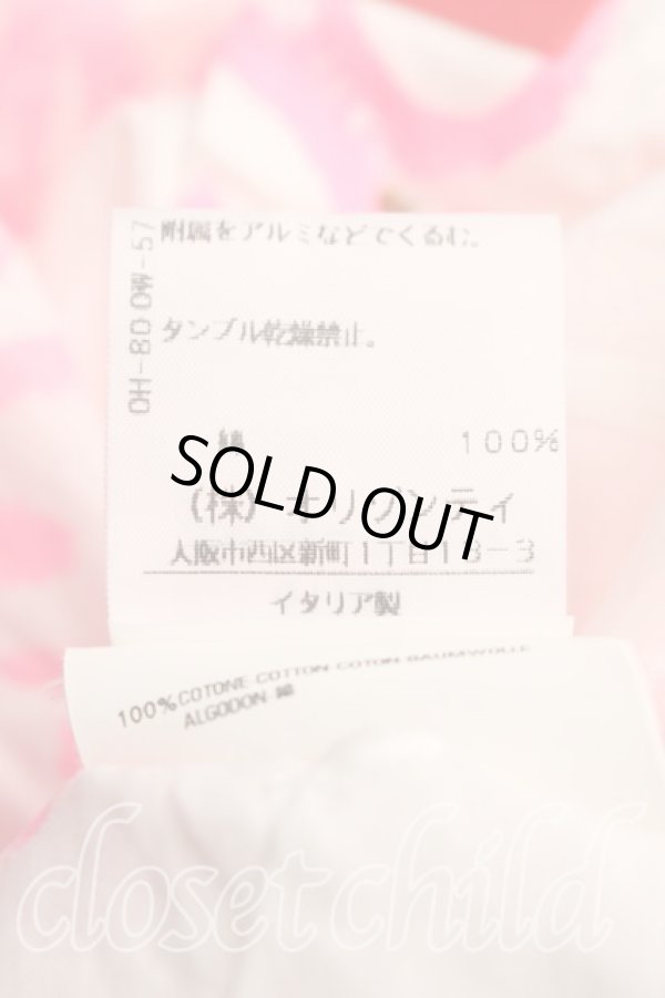 画像5: ヴィヴィアンウエストウッド 中古 / シグニチャーptシャツ II(9号相当） 白ｘピンク  H-26-06-28-015-bl-OD-ZH (5)