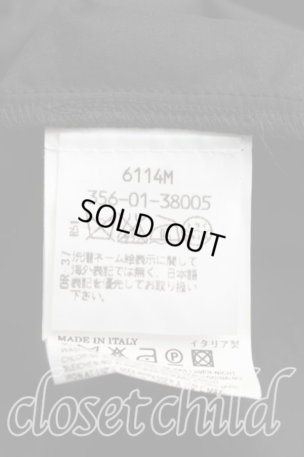 画像4: ヴィヴィアンウエストウッド 中古 / ボリュームカラーシャツ 42（11号相当） 黒  H-26-06-28-016-bl-OD-ZH (4)