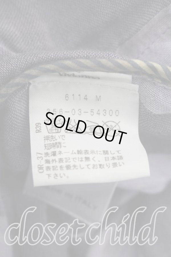 画像4: ヴィヴィアンウエストウッド 中古 / T.F.T.Lガーゼシャツ UK12（11号相当） 紫  H-26-06-28-018-bl-OD-ZH (4)