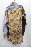 画像2: ヴィヴィアンウエストウッド 中古 / パッチワークシャツ 40（L相当） 青ｘ緑  H-26-07-05-022-bl-OD-ZH (2)