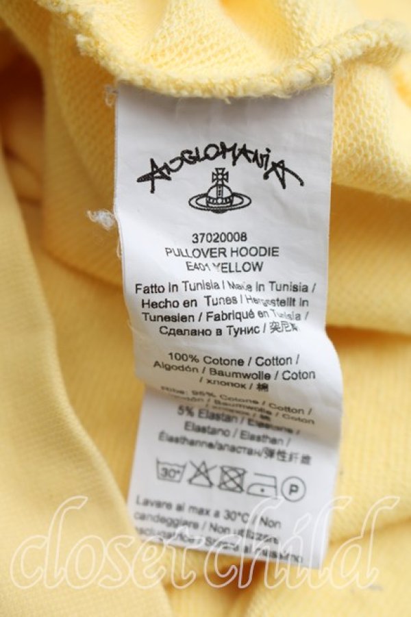 画像4: ANGLOMANIA 中古 / プルオーバーフーディ XL 黄色  H-26-07-05-027-to-OD-ZH (4)