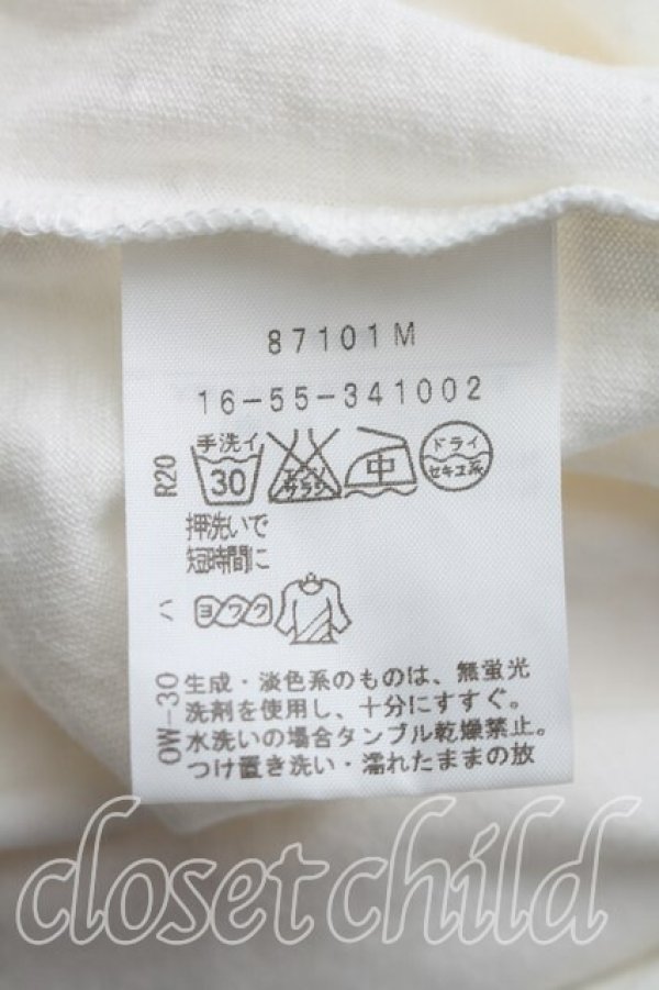 画像4: ヴィヴィアンウエストウッド 中古 / ラインオーブ刺繍カットソー  白  H-26-07-05-033-to-OD-ZH (4)