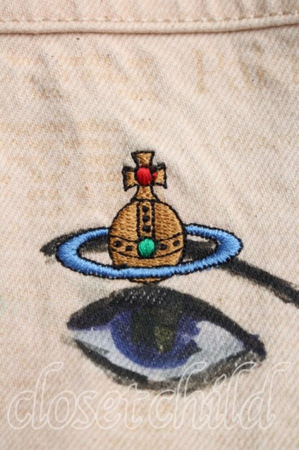 画像5: ヴィヴィアンウエストウッド 中古 / EYES MARLENE ジャケット L ベージュ  H-26-07-05-001-jc-OD-ZH (5)