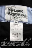 画像3: ヴィヴィアンウエストウッド MAN 中古 / メランジレイヤーパンツ 44（メンズS相当） 黒  H-26-07-05-017-pa-OD-ZH (3)