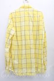 画像2: ヴィヴィアンウエストウッド 中古 / カラーオーブ刺繍格子チェックシャツ 50（メンズXL相当） 黄色  H-26-07-05-019-bl-OD-ZH (2)