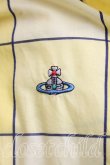 画像5: ヴィヴィアンウエストウッド 中古 / カラーオーブ刺繍格子チェックシャツ 50（メンズXL相当） 黄色  H-26-07-05-019-bl-OD-ZH (5)