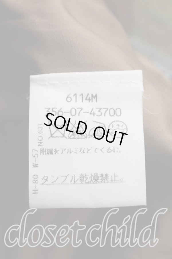 画像4: ヴィヴィアンウエストウッド 中古 / ハリスツイードラブジャケット 3（11号相当） 水色ｘ茶  H-26-07-19-001-jc-OD-ZH (4)