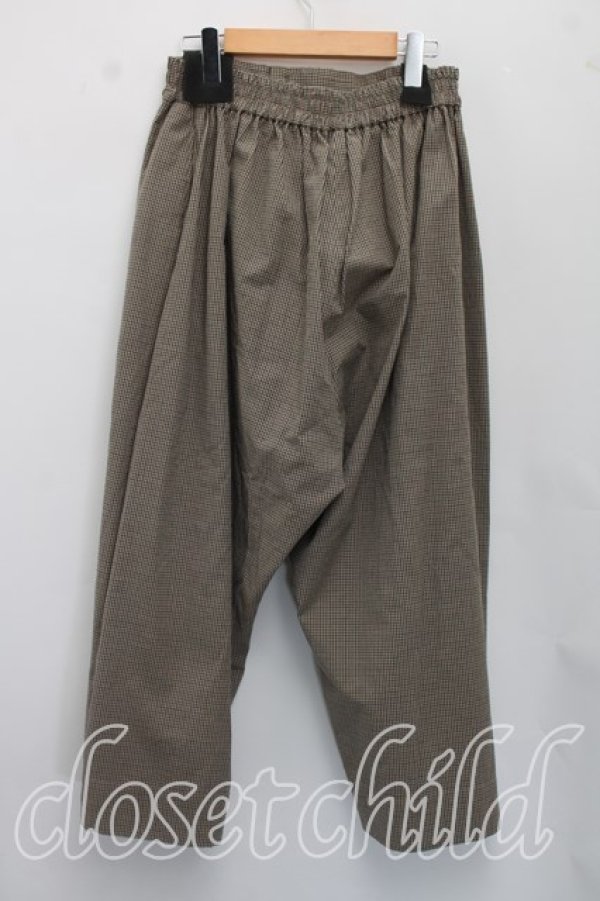 画像2: ヴィヴィアンウエストウッド MAN 中古 / ギンガムチェックパンツ 46（メンズM相当） カーキ  H-26-07-19-012-pa-OD-ZH (2)