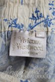 画像3: 【Vintageオークション】ヴィヴィアンウエストウッド 中古 / トワレ柄パジャマパンツ L 生成ｘ青  H-26-07-25-020-pa-OD-ZH (3)