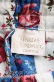 画像3: 【Vintageオークション】ヴィヴィアンウエストウッド 中古 / ローズ柄パジャマパンツ L 青  H-26-07-25-021-pa-OD-ZH (3)