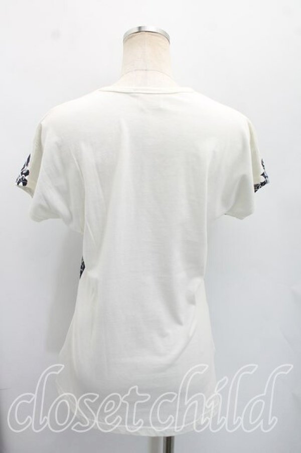 画像2: 【Vintage放出】ヴィヴィアンウエストウッド 中古 / ペイガンptTシャツ XS 白  H-26-07-25-025-ts-OD-ZH (2)