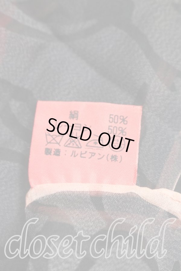 画像9: 【Vintageオークション】ヴィヴィアンウエストウッド 中古 / ローズptシルクストール  赤  H-26-07-25-009-gd-OD-ZH (9)