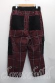 画像2: ヴィヴィアンウエストウッド MAN 中古 / タータンチェックカーゴパンツ 44(メンズS相当） 赤×黒  H-26-07-26-005-pa-OD-ZH (2)