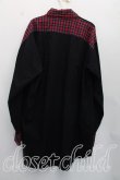 画像2: ヴィヴィアンウエストウッド MAN 中古 / DETAILD CHECK ビッグオジークラークシャツ FREE 紺×赤  H-26-07-26-007-bl-OD-ZH (2)
