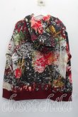 画像2: ヴィヴィアンウエストウッド MAN 中古 / FREEDOM FIGHTER PUZZLE ROSE ジップパーカー 44(メンズS相当) ベージュｘ赤  H-26-07-26-011-to-OD-ZH (2)