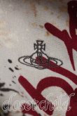 画像5: ヴィヴィアンウエストウッド MAN 中古 / FREEDOM FIGHTER PUZZLE ROSE ジップパーカー 44(メンズS相当) ベージュｘ赤  H-26-07-26-011-to-OD-ZH (5)