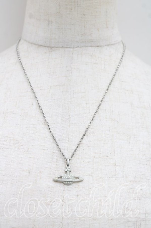 画像6: ヴィヴィアンウエストウッド 中古 / パーリークイーンミニバスネックレス  白  H-26-07-26-018-nl-OD-ZH (6)