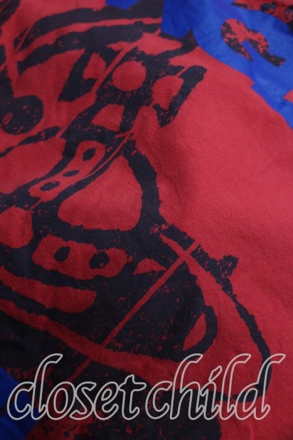 画像6: ANGLOMANIA 中古 / カットラスオーブTシャツ 38（Mサイズ相当） 赤  H-26-08-02-018-to-OD-ZH (6)
