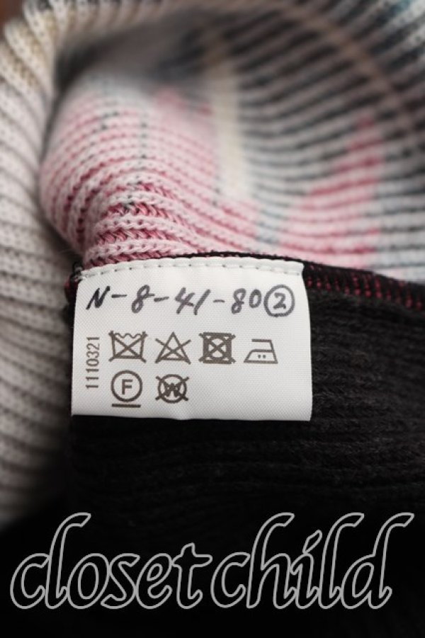 画像4: ヴィヴィアンウエストウッド 中古 / カーピーフラワーカーディガン 02（9号相当） 黒ｘ白ｘ黄  H-26-08-02-019-to-OD-ZH (4)