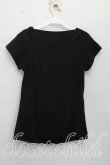 画像2: ヴィヴィアンウエストウッド 中古 / 幾何学模様Tシャツ 2（9号相当） 黒  H-26-08-02-022-to-OD-ZH (2)