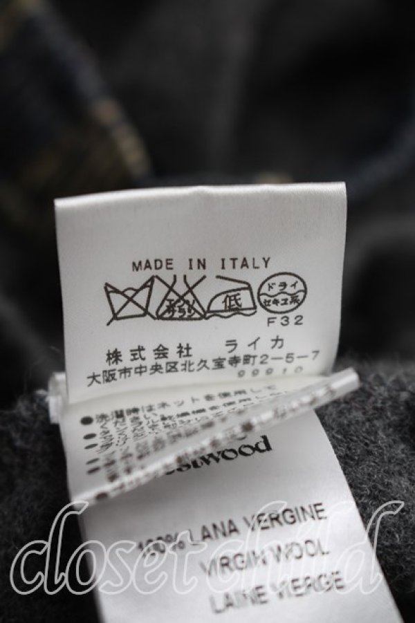 画像5: ヴィヴィアンウエストウッド 中古 / アナーキーpt変形ニット XL 灰  H-26-08-02-034-to-OD-ZH (5)