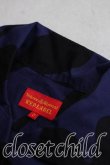 画像7: ヴィヴィアンウエストウッド 中古 / 単色オーブ刺繍ジャガードシャツ 2（9号相当） 青ｘ黒  H-26-08-02-006-bl-OD-ZH (7)