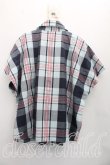 画像2: ヴィヴィアンウエストウッド 中古 / タータンチェックスクエアシャツ 00（ワンサイズ） 灰ｘ紺  H-26-08-02-007-bl-OD-ZH (2)