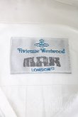画像3: ヴィヴィアンウエストウッド MAN 中古 / カラーオーブ刺繍シャツ II(メンズM相当） 白  H-26-08-02-010-bl-OD-ZH (3)