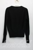画像2: ヴィヴィアンウエストウッド 中古 / 単色オーブ刺繍カーディガン １（７号相当） 黒  H-26-08-02-012-to-OD-ZH (2)