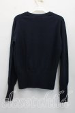 画像2: ヴィヴィアンウエストウッド 中古 / 単色オーブ刺繍ニット M 紺  H-26-08-02-013-to-OD-ZH (2)