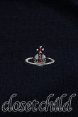 画像6: ヴィヴィアンウエストウッド 中古 / 単色オーブ刺繍ニット M 紺  H-26-08-02-013-to-OD-ZH (6)