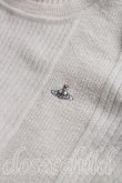 画像6: ヴィヴィアンウエストウッド 中古 / 単色オーブ刺繍切替ニット 02（9号相当） ベージュ  H-26-08-02-014-to-OD-ZH (6)