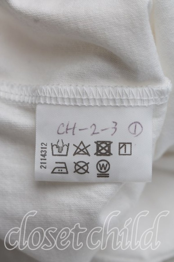 画像4: ヴィヴィアンウエストウッド 中古 / 単色オーブ刺繍Tシャツ 2（9号相当） 白  H-26-08-02-015-to-OD-ZH (4)