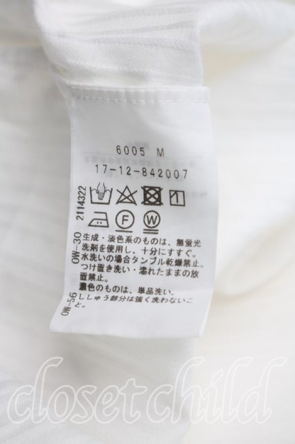 画像4: ヴィヴィアンウエストウッド 中古 / オーブ刺繍シャツ 03（11号相当） 白  H-26-08-09-019-bl-OD-ZH (4)