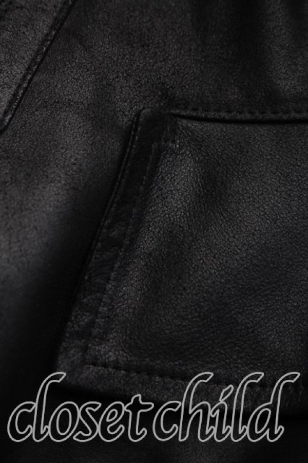 画像7: ヴィヴィアンウエストウッド 中古 / レザージャケット 2（9号相当） 黒  H-26-08-09-002-jc-OD-ZH (7)