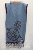 画像2: ヴィヴィアンウエストウッド 中古 / オーブマフラー  茶ｘ青  H-26-08-09-022-gd-OD-ZH (2)