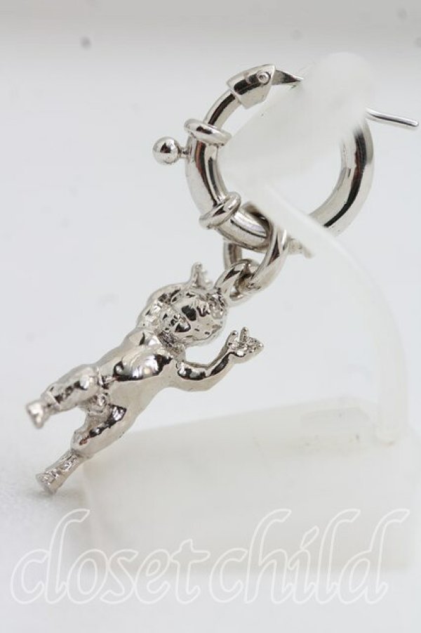 画像3: ヴィヴィアンウエストウッド 中古 / サティアドロップピアス  シルバー  H-26-08-09-027-er-OD-ZH (3)