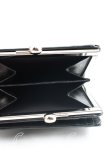 画像4: ヴィヴィアンウエストウッド 中古 / Flatガマ口折リ財布  黒  H-26-08-09-037-wa-OD-ZH (4)