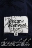 画像3: ヴィヴィアンウエストウッド MAN 中古 / スカルジャガードジャケット 44（メンズS相当） 紺  H-26-08-09-001-jc-OD-ZH (3)
