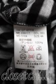 画像4: ヴィヴィアンウエストウッド MAN 中古 / オーブ刺繍ボーダータンクトップ 44（メンズS相当） 黒ｘ灰  H-26-08-09-012-to-OD-ZH (4)