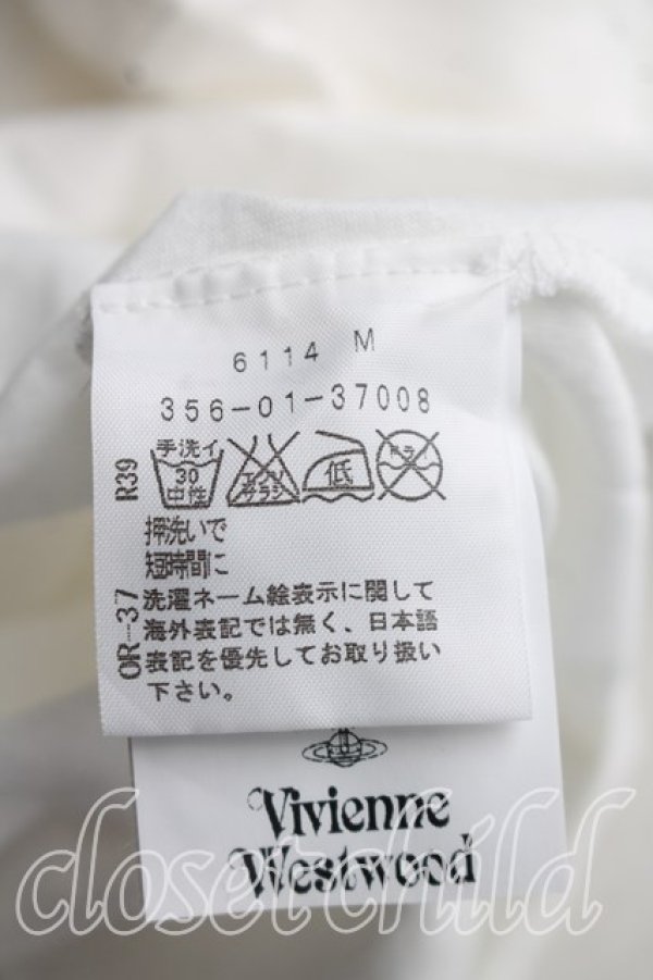 画像4: ヴィヴィアンウエストウッド 中古 / ロゴptTシャツ L 白  H-26-08-16-025-ts-OD-ZH (4)