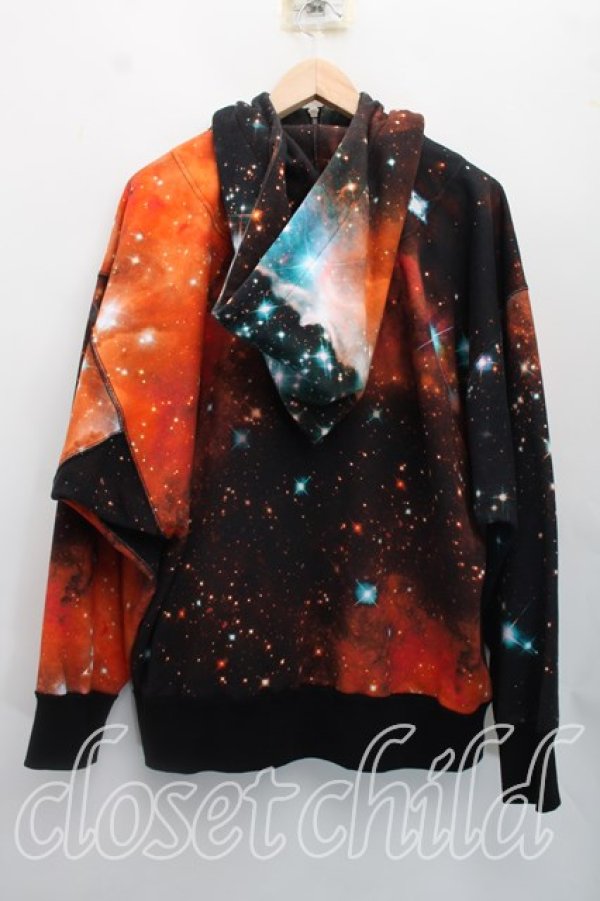 画像2: ヴィヴィアンウエストウッド MAN 中古 / ”GALAXY”ハイネックフーディー 44（メンズS相当） 黒  H-26-08-16-030-to-OD-ZH (2)