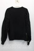 画像2: ヴィヴィアンウエストウッド 中古 / バルーンスリーブ カットソー 00（ワンサイズ） 黒  H-26-08-16-033-to-OD-ZH (2)