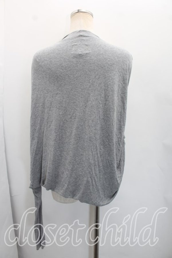 画像2: ANGLOMANIA 中古 / 変形カットソー M 灰  H-26-08-16-037-to-OD-ZH (2)