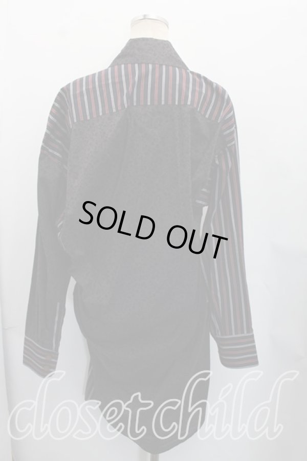 画像2: ヴィヴィアンウエストウッド 中古 / リバティー切替シャツワンピース 00（ワンサイズ） 灰ｘ紺  H-26-08-16-005-op-OD-ZH (2)
