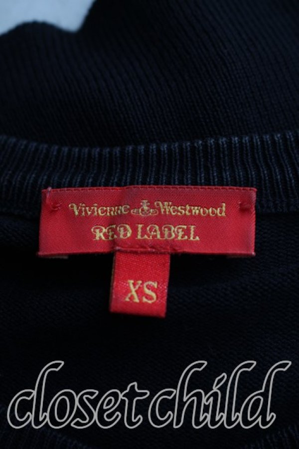 画像3: ヴィヴィアンウエストウッド 中古 / カラーオーブ刺繍カーディガン XS 黒  H-26-08-16-053-to-OD-ZH (3)