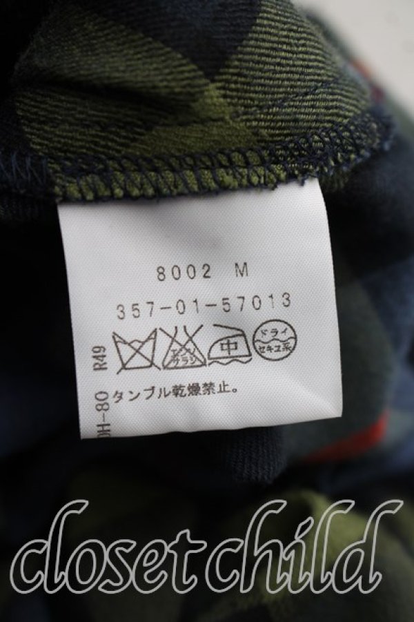 画像4: ヴィヴィアンウエストウッド 中古 / チェックドレープワンピース 2（9号相当） 緑ｘ青  H-26-08-16-008-op-OD-ZH (4)